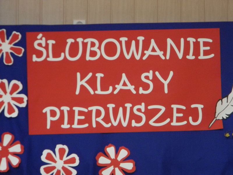 Ślubowanie klasy I wSP w Grabkowie